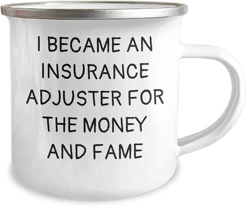 Inspirational Insurance Adjuster Quote Gifts for Birthday, Funny Mugs for Insurance Adjuster Lovers, Encouragement for Aspiring Insurance Adjusters, Camping Mugs for Outdoor Enthusiasts in Saudi Arabia