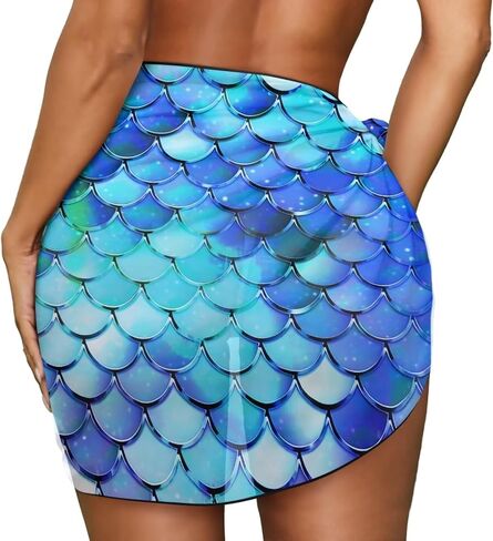 تغطية Sarong للنساء تغطية ملابس السباحة الشفافة تغطية الشيفون المثيرة التنورة قصيرة شاطئ بيكيني تغطية ملابس السباحة in Kuwait