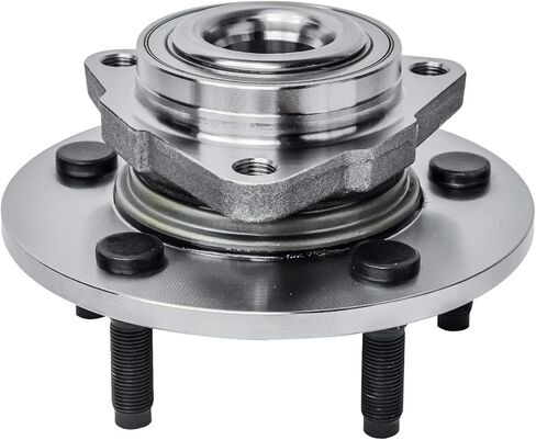Detroit Axle - 2 Front Wheel Bearing Hubs for 2002-2008 Dodge Ram 1500 [5 Lug] 2003 2004 2005 2006 2007 Wheel Bearing and Hub Assembly Set Replacement, Pair Hubs in Saudi Arabia