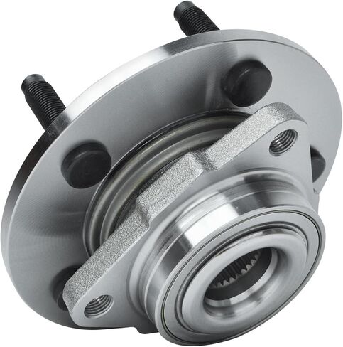 Detroit Axle - 2 Front Wheel Bearing Hubs for 2002-2008 Dodge Ram 1500 [5 Lug] 2003 2004 2005 2006 2007 Wheel Bearing and Hub Assembly Set Replacement, Pair Hubs in Saudi Arabia