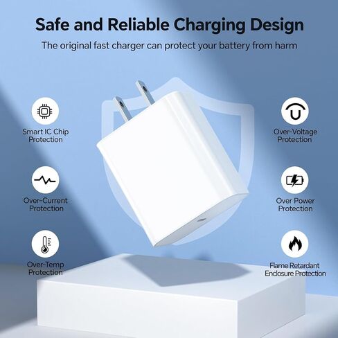 شاحن سريع لهاتف iPhone 14 13 12 11، [معتمد من MFi] 3 عبوات شاحن USB C بقوة 20 وات مع كابل شحن سريع 3FT&6FT&10FT USB C إلى ightning متوافق مع iPhone 14/13/12/11/Pro/Pro Max/Xs/Xr/X in Kuwait