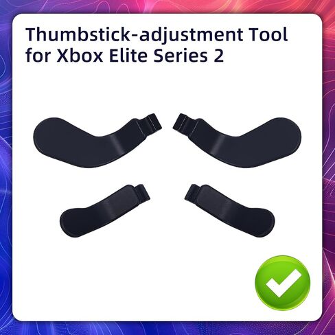 أعواد إبهام معدنية 13 في 1 لجهاز Xbox One Elite Series 2، يتضمن استبدال ملحقات الألعاب 6 عصا تحكم معدنية قابلة للتبديل/4 مجاذيف/2 وسادات D/1 أداة تعديل (فضية) in Saudi Arabia