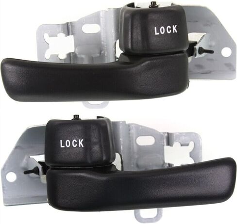 Replacement Auto Parts For Interior Door Handle For 92-96 Toyota Camry Set of 2 Black Mod_FDRX868-16580 in Kuwait