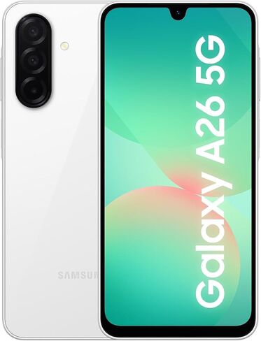 SAMSUNG Galaxy A26 5G Ai (for Tmobile Mint Tello & Global) (256GB + 8GB) Version Latina NFC Unlocked SM-A266M/DS 6.6" 120Hz 50MP Triple (Black SM-A266MZKHTPA) in Kuwait