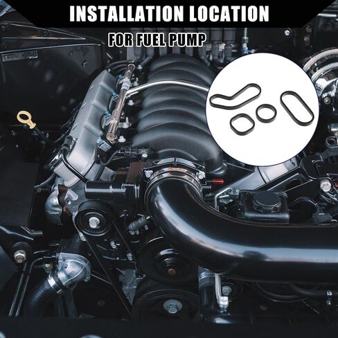No.11428643747 Oil Cooler Gasket for Mini Cooper 2007-2013 / Inner Engine Oil Filter Adapter Gasket/Durable Rubber / 1Set Black in Saudi Arabia