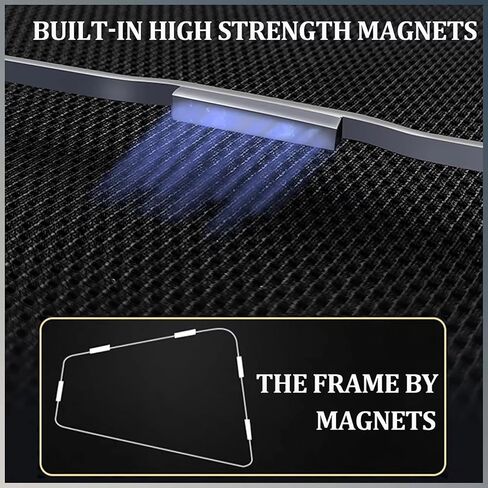 ظلال نافذة السيارة لـ Hyundai Palisade 2021-2024 Window Window Sun Sun Sundes Sideprivacy ، Magnetic ، Block Darcle من أشعة الشمس الساطعة المباشرة ، Seat2pc in Saudi Arabia