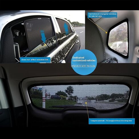 ظلال نافذة السيارة لـ Hyundai Palisade 2021-2024 Window Window Sun Sun Sundes Sideprivacy ، Magnetic ، Block Darcle من أشعة الشمس الساطعة المباشرة ، Seat2pc in Saudi Arabia