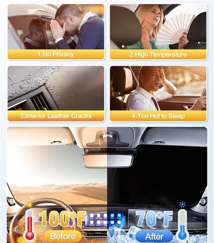 ظلال نافذة السيارة لـ Hyundai Palisade 2021-2024 Window Window Sun Sun Sundes Sideprivacy ، Magnetic ، Block Darcle من أشعة الشمس الساطعة المباشرة ، Seat2pc in Saudi Arabia