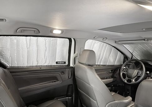 Side Window Front Seat Reflective Sunshade Custom Fit for 2018 2019 2020 2021 2022 2023 2024 2025 Honda Odyssey Minivan, UV Reflector Sun Protection Accessories (Set of 2) in Saudi Arabia