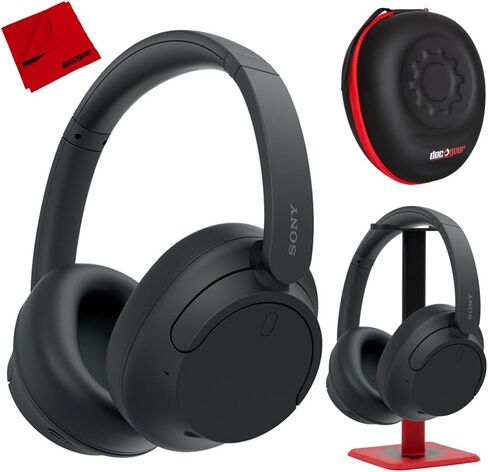 Sony WH-CH720N/B Wireless Noise Cancelling Headphone Black Bundle with 3 YR CPS Enhanced Protection Pack in Kuwait