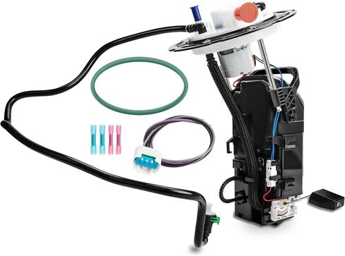 Electric Fuel Pump Assembly w/Level Sensor Compatible with 2004 2005 2006 2007 2008 Chevy Malibu, Pontiac G6, Saturn Aura (2.4L 3.5L 3.6L 3.9L), Replaces E3591M in Saudi Arabia