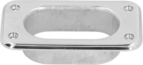 Aramox Boat Hawse Fairlead, 152x82mm Hawse Pipe Stainles Steeel Hawse Fairlead Boats Yachts Parts for Synthetic Winch Rope in Saudi Arabia