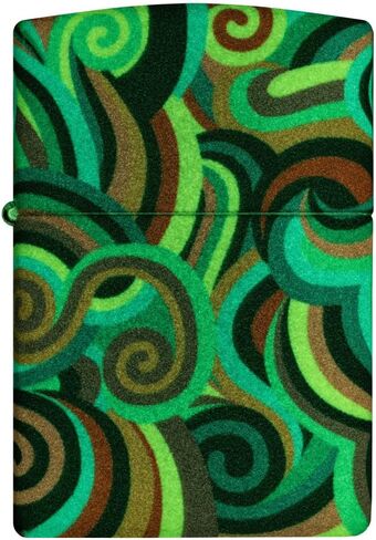 Zippo Slim® Laser Pattern Design High Polish Chrome Pocket Lighter in Saudi Arabia