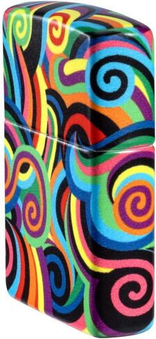 Zippo Slim® Laser Pattern Design High Polish Chrome Pocket Lighter in Saudi Arabia