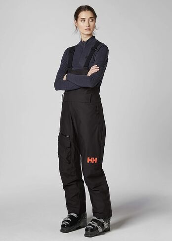Helly -Hansen Powderqueen Bib Pant - Pant الثلج للسيدات للتزلج ، مقاوم للماء ، معدات شتوية معزولة in Kuwait
