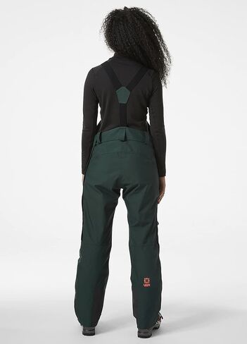 Helly -Hansen Powderqueen Bib Pant - Pant الثلج للسيدات للتزلج ، مقاوم للماء ، معدات شتوية معزولة in Kuwait