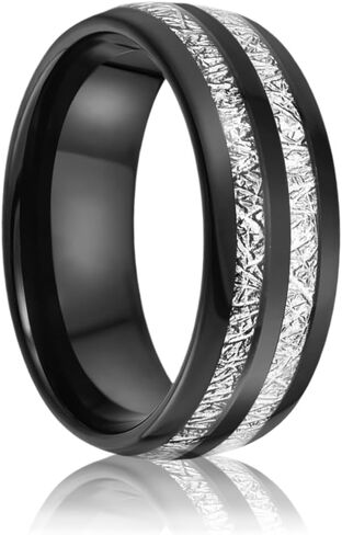 Tungsten Rings for Men Stainless Steels Black Engagement Ring Classic Mens Wedding Ring in Saudi Arabia