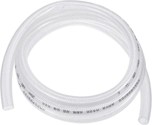 PATIKIL 3/8" ID x 10 Ft Braided PVC Tubing, Clear Flexible High Pressure Reinforced Plastic Vinyl Tube Hose in Saudi Arabia