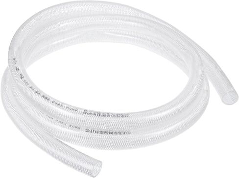 PATIKIL 3/8" ID x 10 Ft Braided PVC Tubing, Clear Flexible High Pressure Reinforced Plastic Vinyl Tube Hose in Saudi Arabia