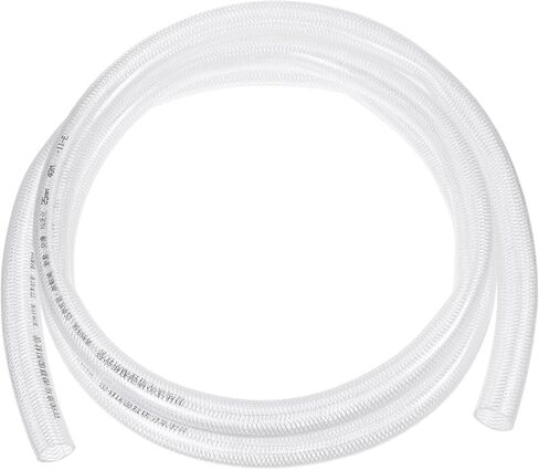 PATIKIL 3/8" ID x 10 Ft Braided PVC Tubing, Clear Flexible High Pressure Reinforced Plastic Vinyl Tube Hose in Saudi Arabia