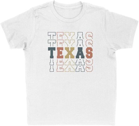 Stacked Texas Kids T-Shirt Youth in Saudi Arabia