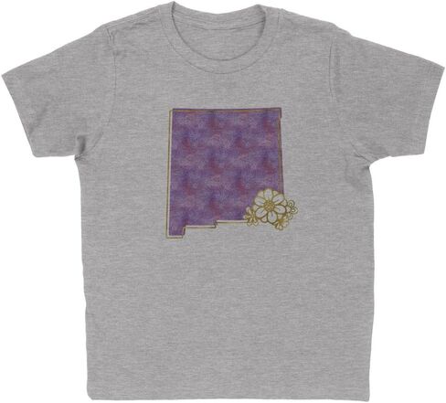 Watercolor New Mexico Kids T-Shirt Youth in Saudi Arabia