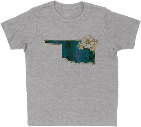 ألوان مائية أوكلاهوما كيدز تي شيرت الشباب in Saudi Arabia