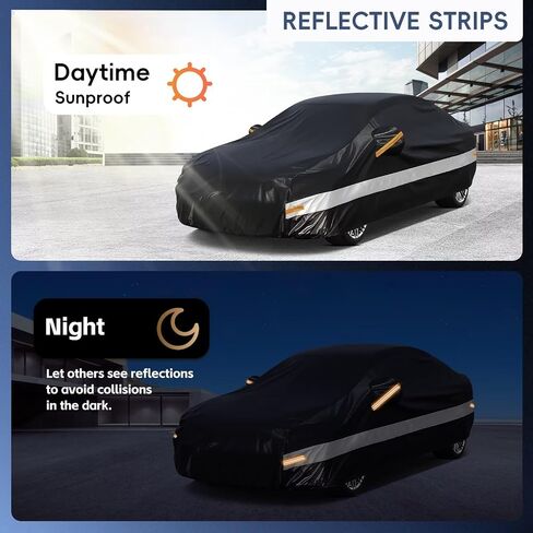 Sedan Car Cover Custom Fit Maserati Ghibli 2013-2025, 100% Waterproof Breathable Outdoor Car Covers, Sun Rain Dust Snow Protection. (Ships from US Warehouse, Arrive Within 3-7 Days) in Kuwait