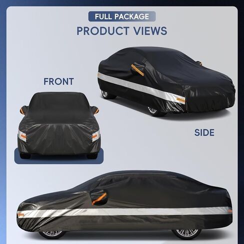Sedan Car Cover Custom Fit Maserati Ghibli 2013-2025, 100% Waterproof Breathable Outdoor Car Covers, Sun Rain Dust Snow Protection. (Ships from US Warehouse, Arrive Within 3-7 Days) in Kuwait