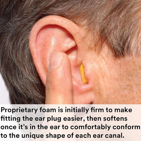 3M Classic Earplugs, Disposable, Pillow Pack, Ear Plugs for Sleeping, Snoring, Drilling, Grinding, Machining, Sawing, Sanding, Welding, 1 Pair/Pillow Pack, 30 Pair/Box in Saudi Arabia