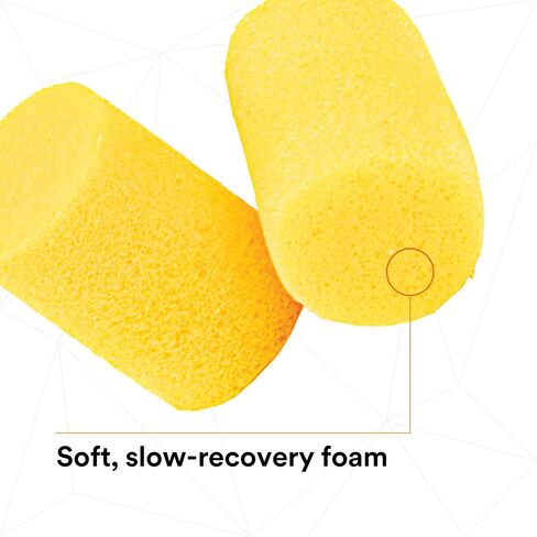 3M Classic Earplugs, Disposable, Pillow Pack, Ear Plugs for Sleeping, Snoring, Drilling, Grinding, Machining, Sawing, Sanding, Welding, 1 Pair/Pillow Pack, 30 Pair/Box in Saudi Arabia
