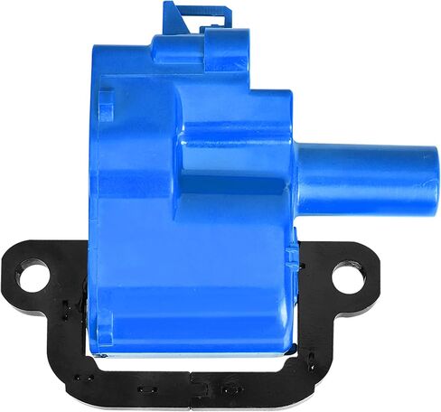 ENA Set of 8 Professional Ignition Coil and 7mm Blue Wire Set Compatible with Cadillac Chevrolet GMC Pontiac Workhorse Custom Chassis CTS B7 C6500 Topkick Firebird 5.7L 7.4L 7.2L Replacement for UF192 in Saudi Arabia