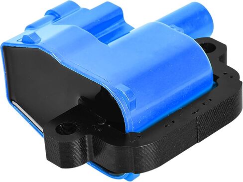 ENA Set of 8 Professional Ignition Coil and 7mm Blue Wire Set Compatible with Cadillac Chevrolet GMC Pontiac Workhorse Custom Chassis CTS B7 C6500 Topkick Firebird 5.7L 7.4L 7.2L Replacement for UF192 in Saudi Arabia