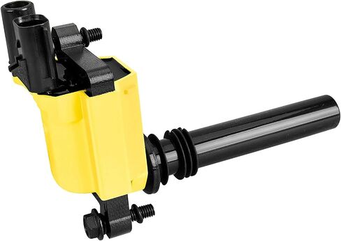 ENA Set of 8 Yellow Ignition Coil Pack with Wire Set and 16 Spark Plug Compatible with Chrysler Dodge Jeep Magnum Grand Cherokee 300 5.7L V8 Replacement for UF378 GN10372 C648 56028394AD C1414 570 in Saudi Arabia