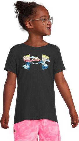Under Armour Girls' Wave Logo Tee (Big Kid) in Saudi Arabia