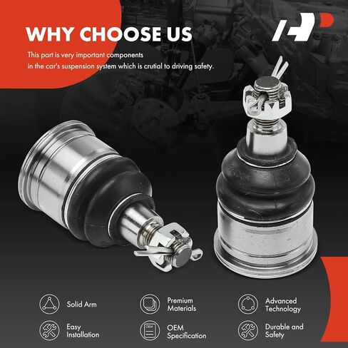 A-Premium 2 x Front Lower Ball Joint, Compatible with Honda Accord 2008-2012, Crosstour 2012-2015, Accord Crosstour 2010-2011 & Acura TL 2009-2014, TSX 2009-2014 in Saudi Arabia