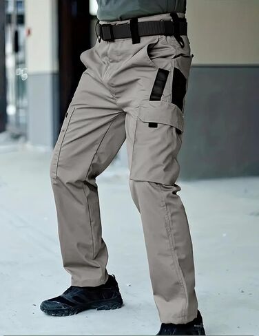Men's Hiking Tactical Pants Lightweight Work Cargo Pants Waterproof Outdoor Trousers Pants for Men in Saudi Arabia