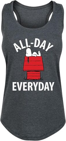 HYBRID APPAREL - Peanuts - Lazy Snoopy - Women's Racerback Tank Top in Saudi Arabia