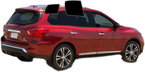Precut Windows Tint Film جميع الجوانب سيارات Sun حظر الحماية من الخصوصية المضادة للزجاج التحطيم 2 Ply أي مجموعة الظل الصبغة لنيسان باثفايندر 2013-2021 in Saudi Arabia
