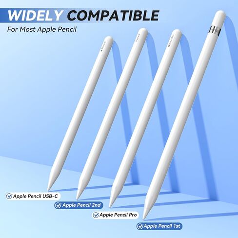 6 Pack Replacement Tips for Apple Pencil, Needle Tips with Case, No Wear Out Pencil Tips for Apple Pencil 2nd Gen/1st Gen/USB C/Pencil Pro, IPad Pro Pencil Sets (Purple) in Saudi Arabia