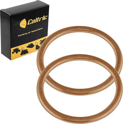 Caltric Muffler Pipe Gaskets Compatible with Honda Vt1100C3 Shadow Aero 1100 1998 1999 2000 in Saudi Arabia