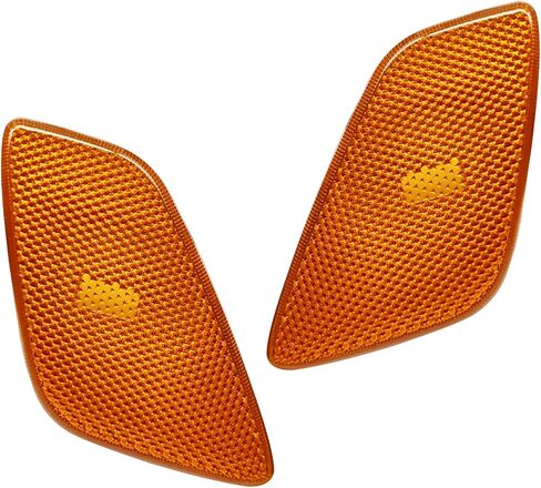 2 pcs Left & Right Front Side Marker Lights Housings Compatible with 1997-2006 JP Wrangler TJ Fender Turn Signal Lens Assembly Replaces 55155629AC 55155628AC in Saudi Arabia