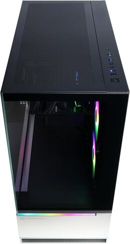 كمبيوتر CyberPowerPC Gamer Supreme Liquid Cool للألعاب، AMD Ryzen 7 8700F 4.1 جيجا هرتز، GeForce RTX 4070 Super 12 جيجا، 32 جيجا DDR5، 2 تيرابايت PCIe Gen4 SSD، جاهز للواي فاي ونظام التشغيل Windows 11 Home (SLCAI9400A) in Kuwait