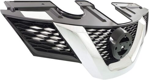 Garage-Pro Grille Assembly Compatible with 2014-2016 Nissan Rogue Painted Black Shell and Insert CAPA in Saudi Arabia