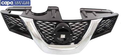 Garage-Pro Grille Assembly Compatible with 2014-2016 Nissan Rogue Painted Black Shell and Insert CAPA in Saudi Arabia