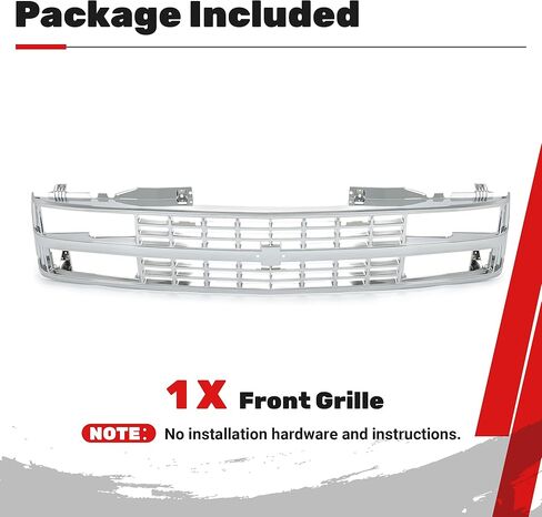 Grille Grille Grille Grille المتوافق مع 1992-1993 شيفروليه بليزر 1988-1993 شيفروليه C/K1500/2500/3500 1992-1993 شيفروليه C/K1500/2500 استبدال الضواحي GM1200238 15981106 Silver ، Silvery ، in Saudi Arabia