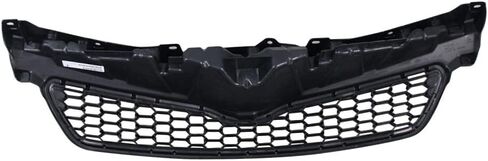 CarPartsDepot Front Grille Grill Assembly Mat Black Plastic Honeycomb Insert Compatible for 2007-2008 Yaris S/Base TO1200294 531110D901 in Saudi Arabia