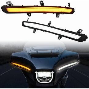 Batwing Fairing LED Turn Signal with Daytime Running Lights for Harley Davidson Street Glide 2024-2025 CVO Street Glide 2023-2025 Accessories in Kuwait