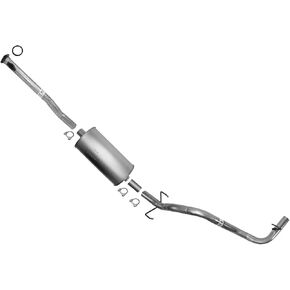 Muffler Tail Pipe Exhaust System Replacement Parts for Toyota Tacoma 2001 2002 2003 2004 3.4L 4x4 4 Wheel Drive Xtra Cab & Double Cab Models in Saudi Arabia