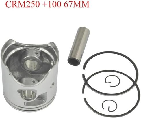 Motorcycle Cylinder Parts Piston Kit Ring Set For CRM250 Cylinder Bore 67mm Rings 66mm 66.25mm 66.50mm(Ring 66.25mm) in Saudi Arabia